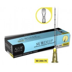 UNID MICROCANULA C/AG 20G 70MM B. PATO SUBCISAO CX/10 - ALUR